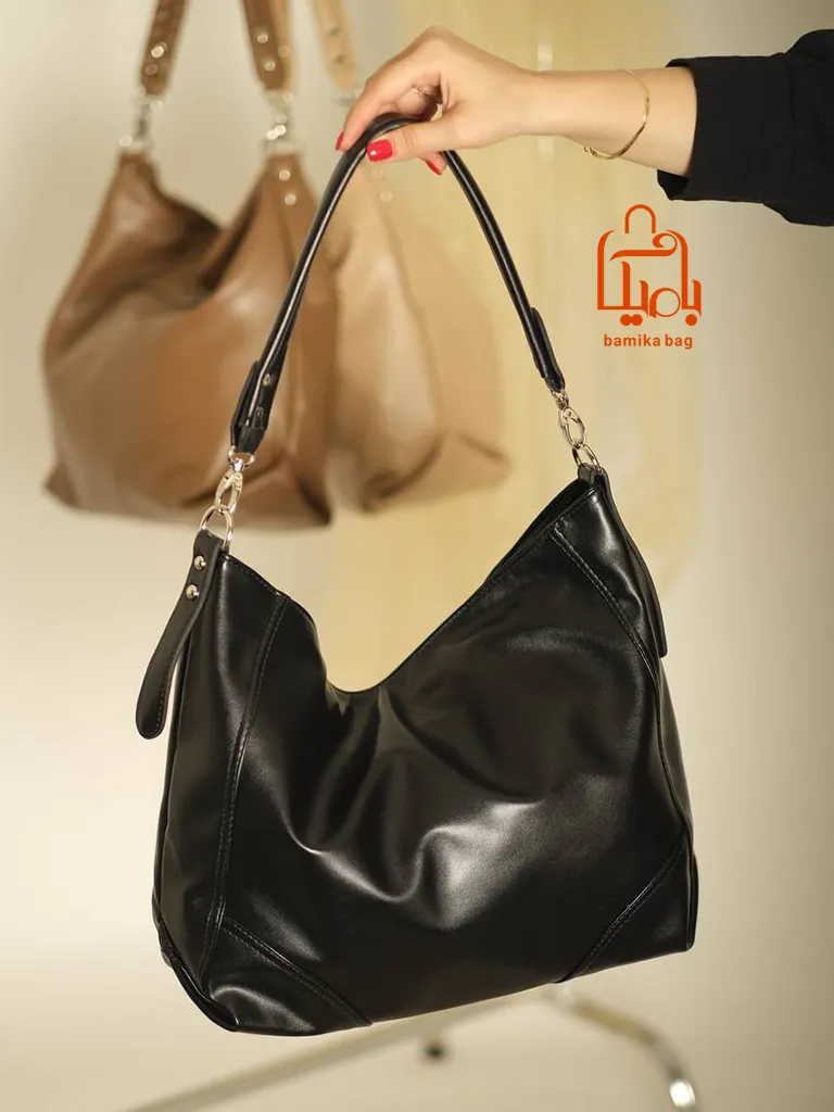 کیف زنانه شل تک‌بند رنگ مشکی